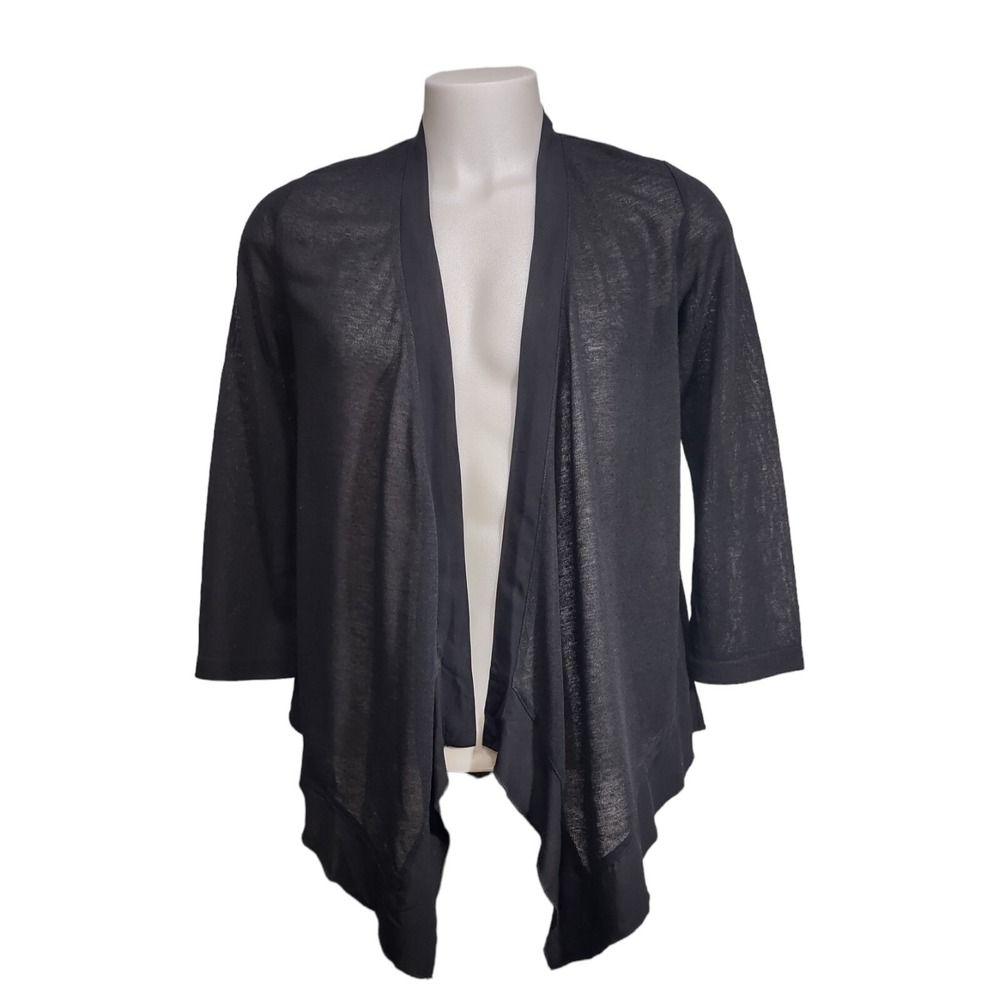 Simply Noelle Cardigan Womens S/M Black New Open Front Boho Fairy Core Whimsical